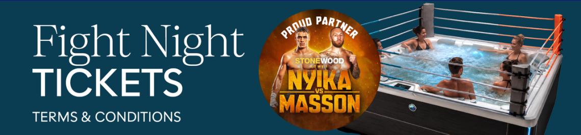 David Nyika vs Floyd Masson GA Tickets Giveaway | HotSpring Spas